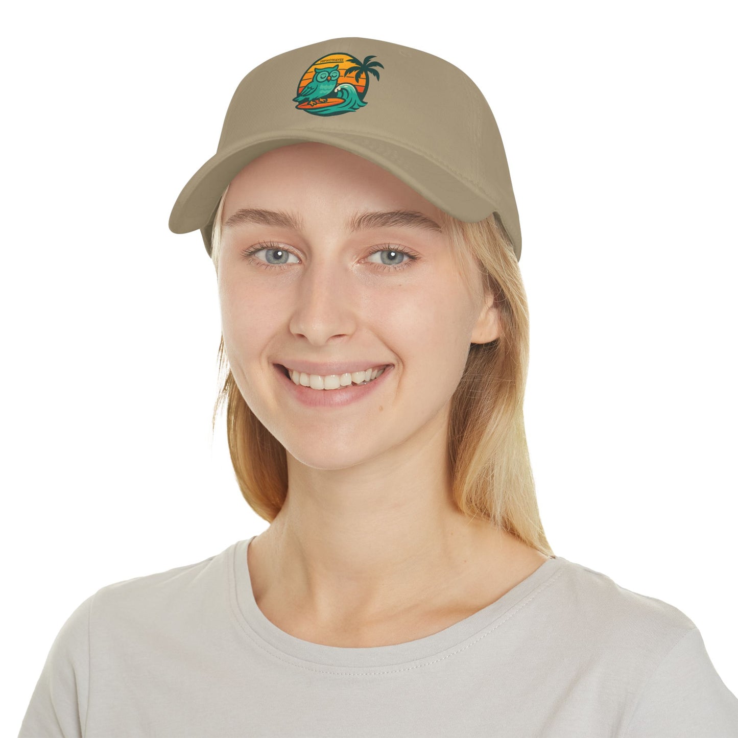 Tropical Owl Low Profile Baseball Cap
