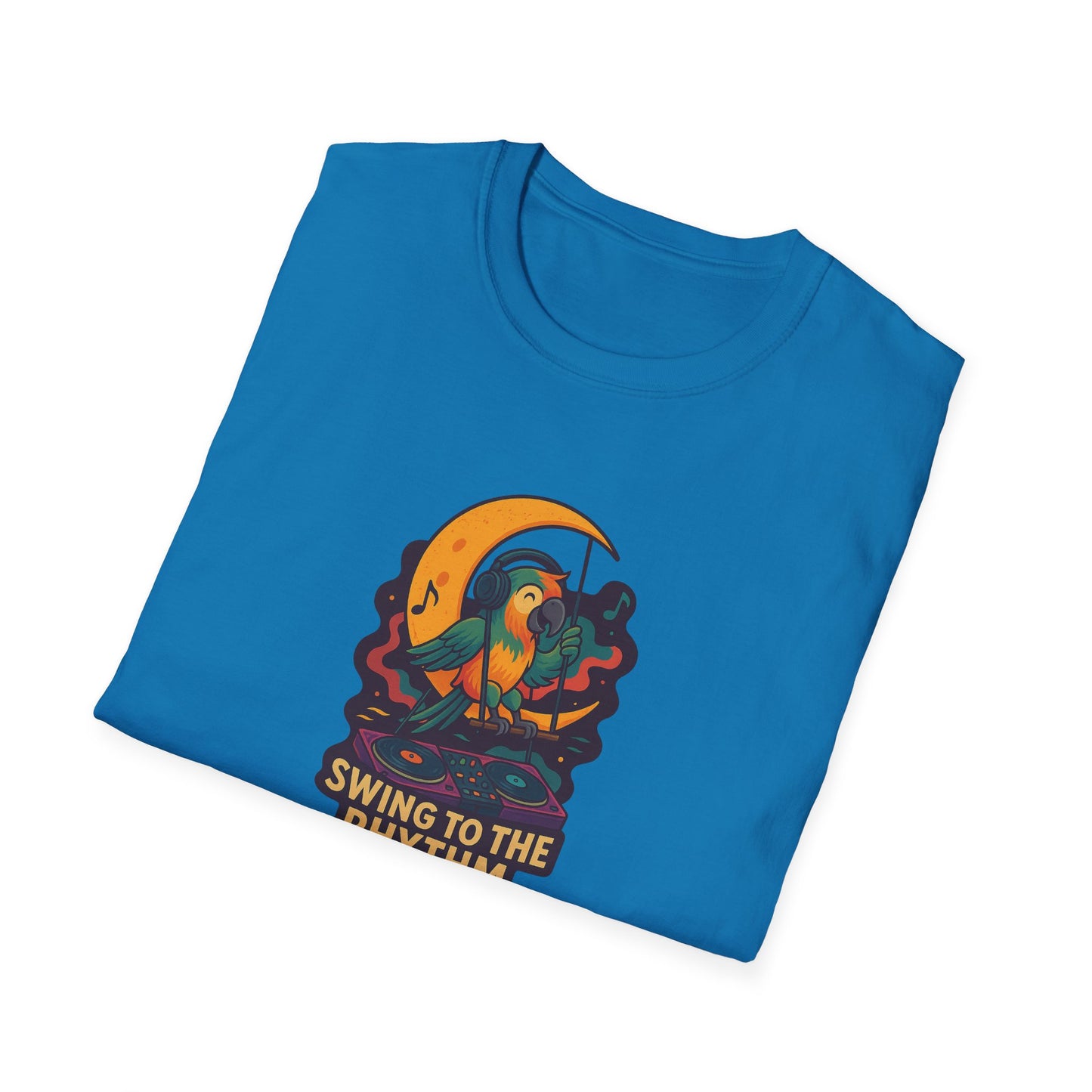 Parrot DJ Unisex Softstyle T-Shirt