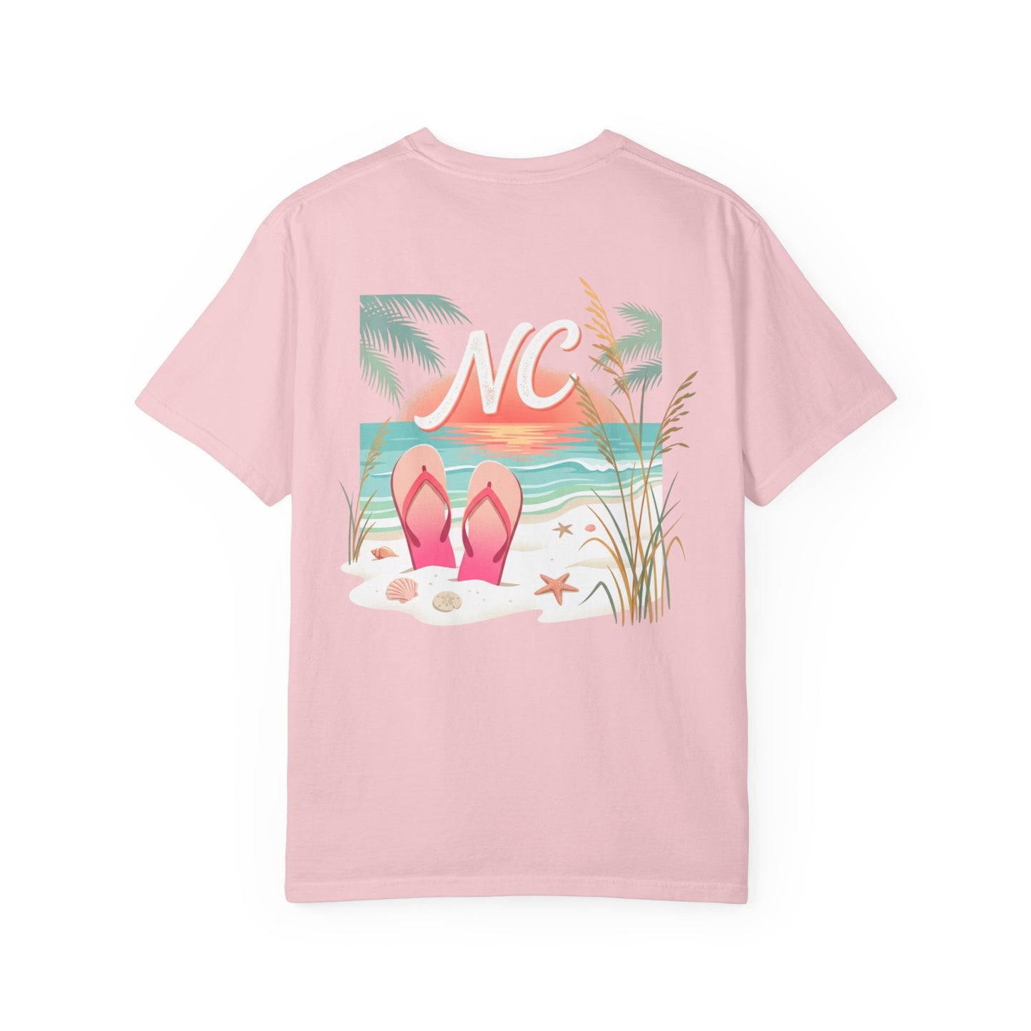 NC Beach Flip-Flop T-Shirt — Coastal Vacation Tee