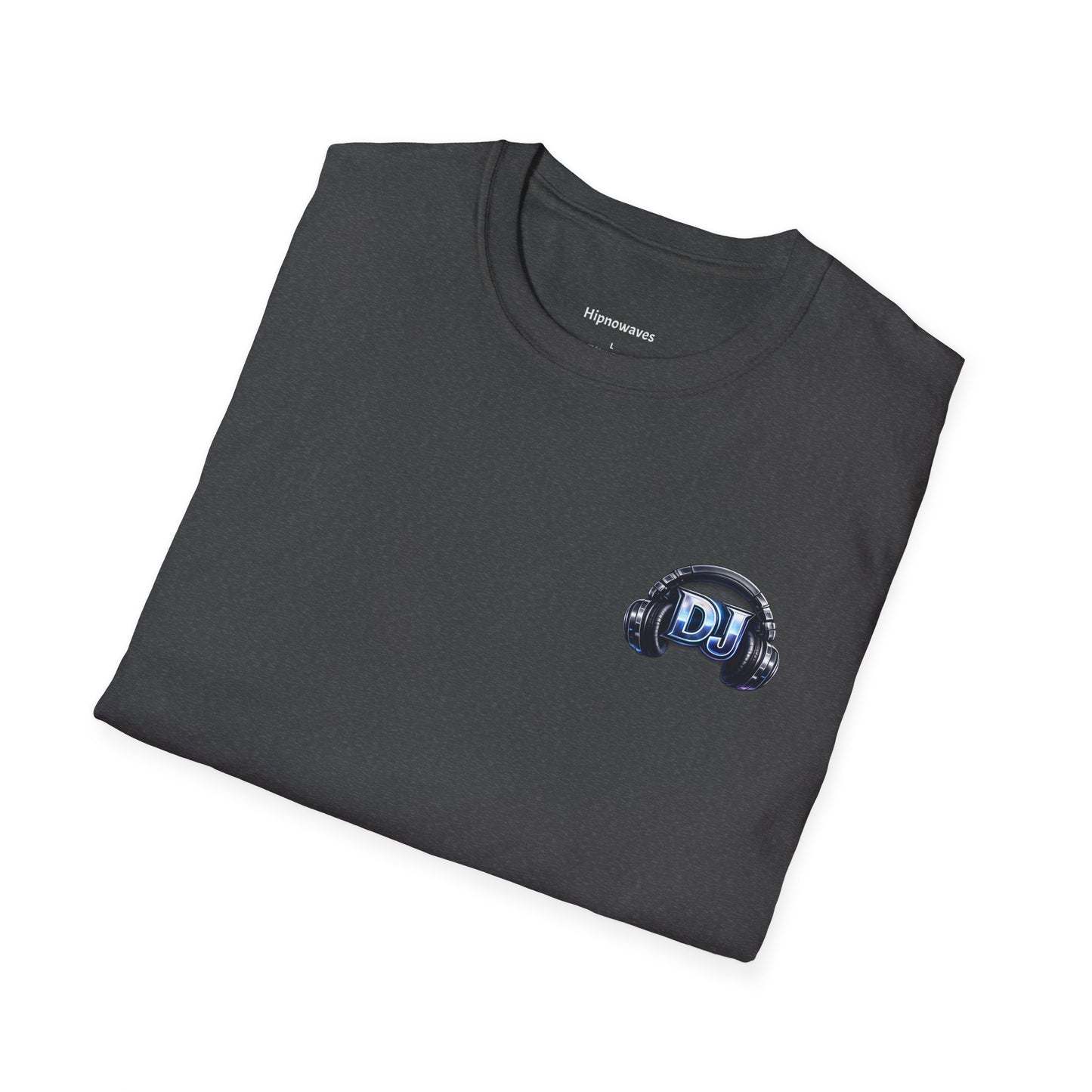 DJ Headphones Logo T‑Shirt — Minimal Electronic Music Tee
