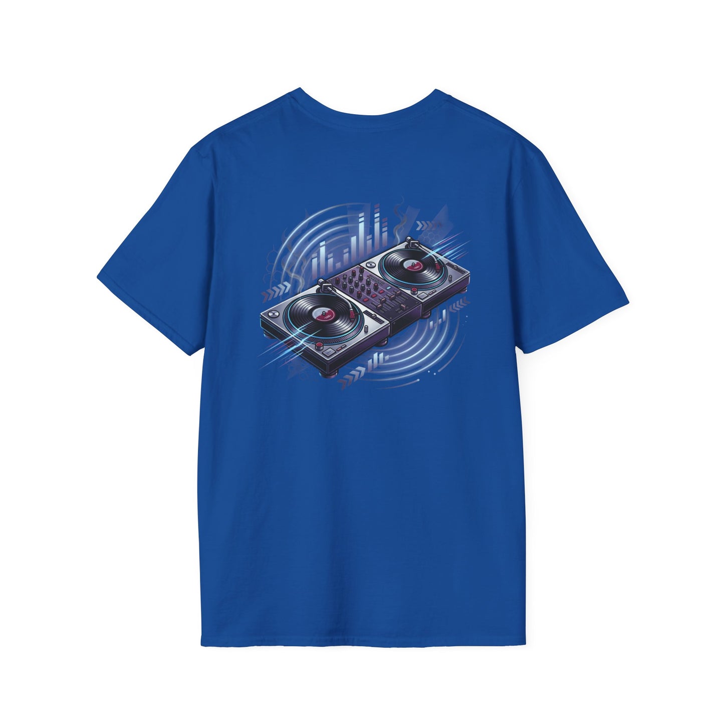 DJ Headphones Logo T‑Shirt — Minimal Electronic Music Tee