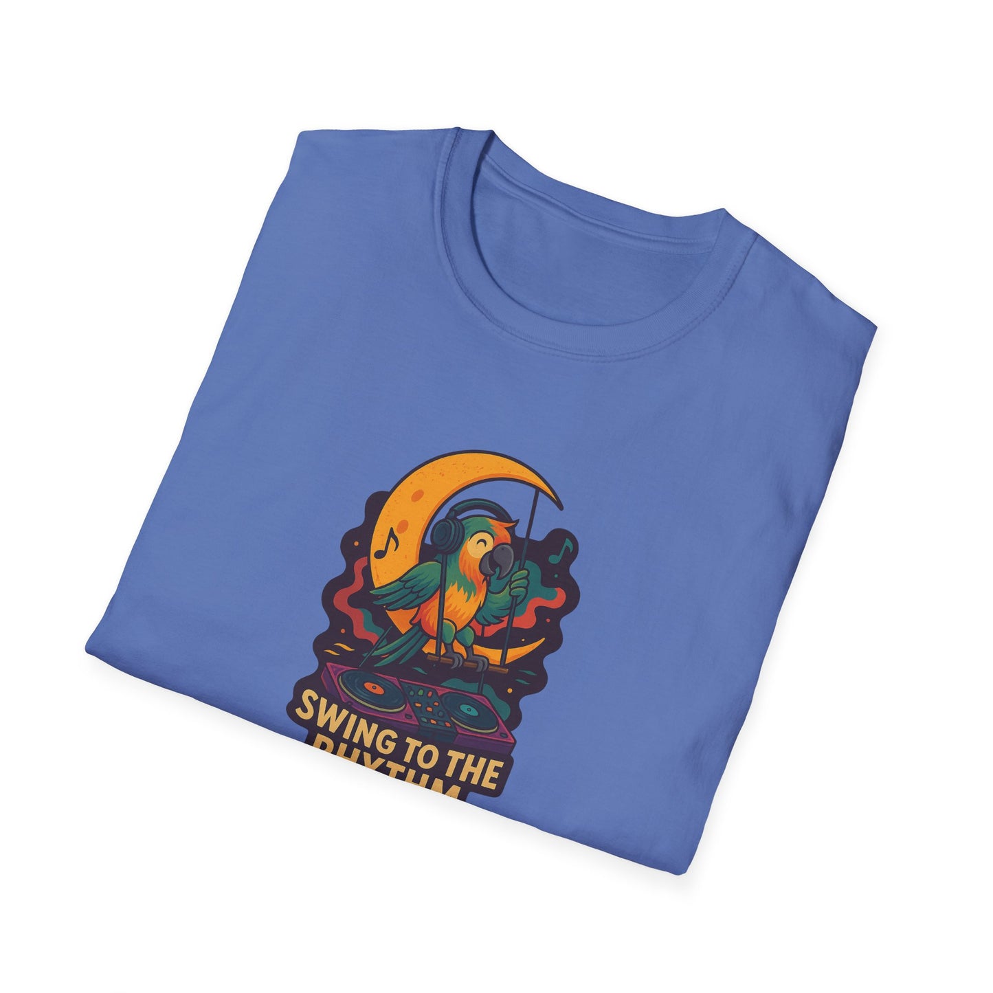 Parrot DJ Unisex Softstyle T-Shirt