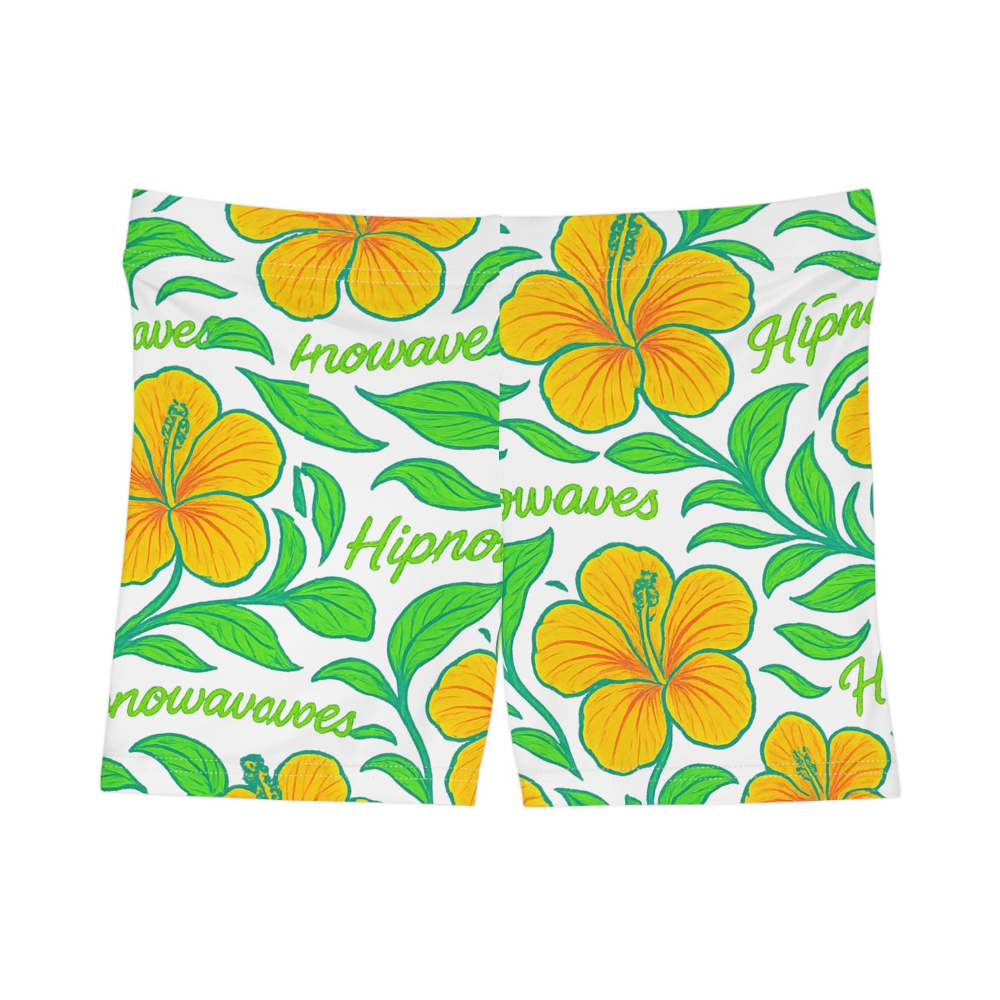 Floral Hibiscus 'Hipnowaves' Women's Shorts