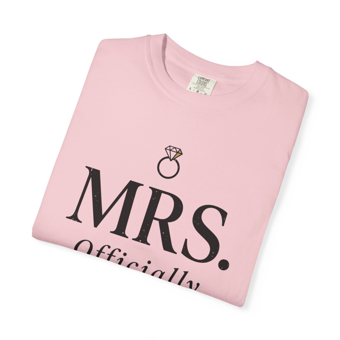 Mrs. Officially T-Shirt — Brides-to-Be Engagement Tee