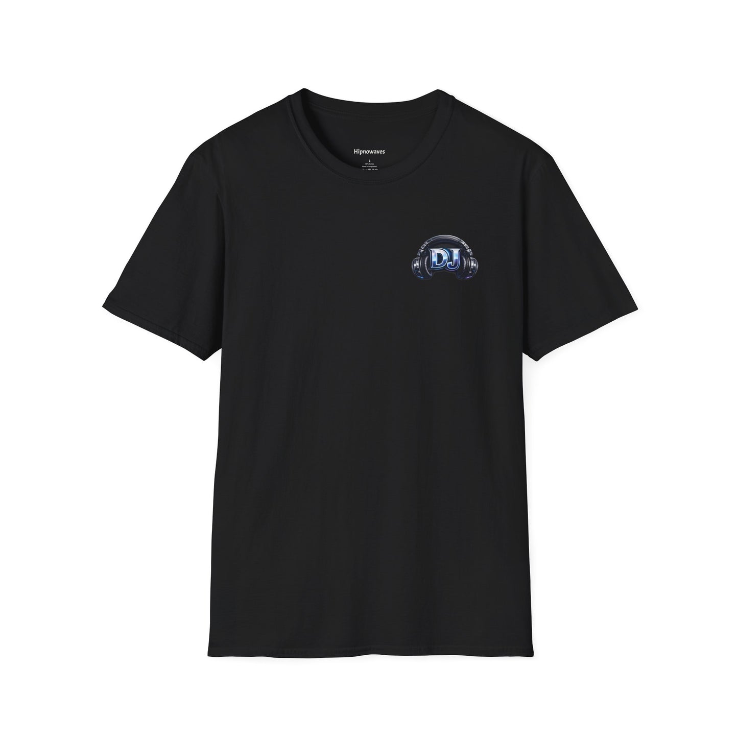 DJ Headphones Logo T‑Shirt — Minimal Electronic Music Tee