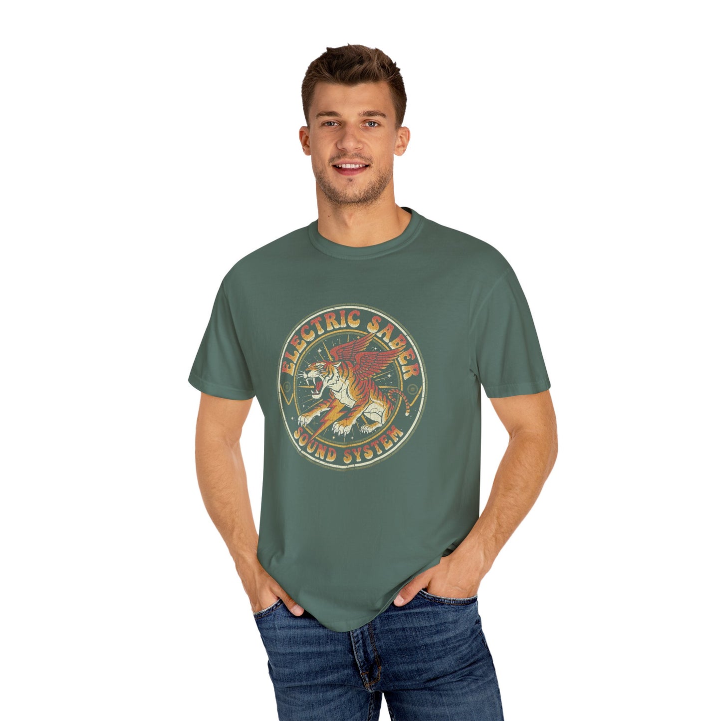 Electric Saper Sound System T-Shirt, Unisex Garment-Dyed Tee, Music Lover Gift, Vintage Graphic Shirt, Summer Style, Concert Wear, [...]