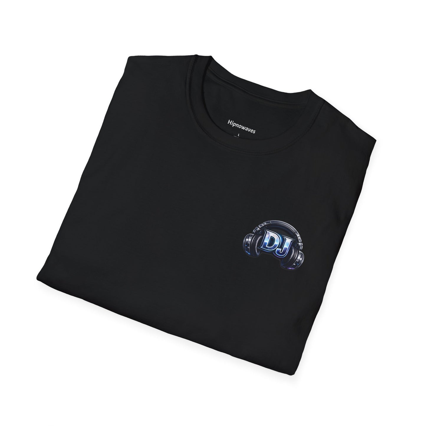 DJ Headphones Logo T‑Shirt — Minimal Electronic Music Tee