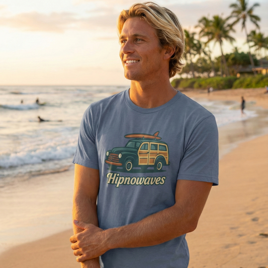 Retro Surf Vibes Unisex Softstyle T-Shirt, Beachwear, Vacation Tee, Gift for Surf Lovers, Summer Style, Cool Graphics Shirt