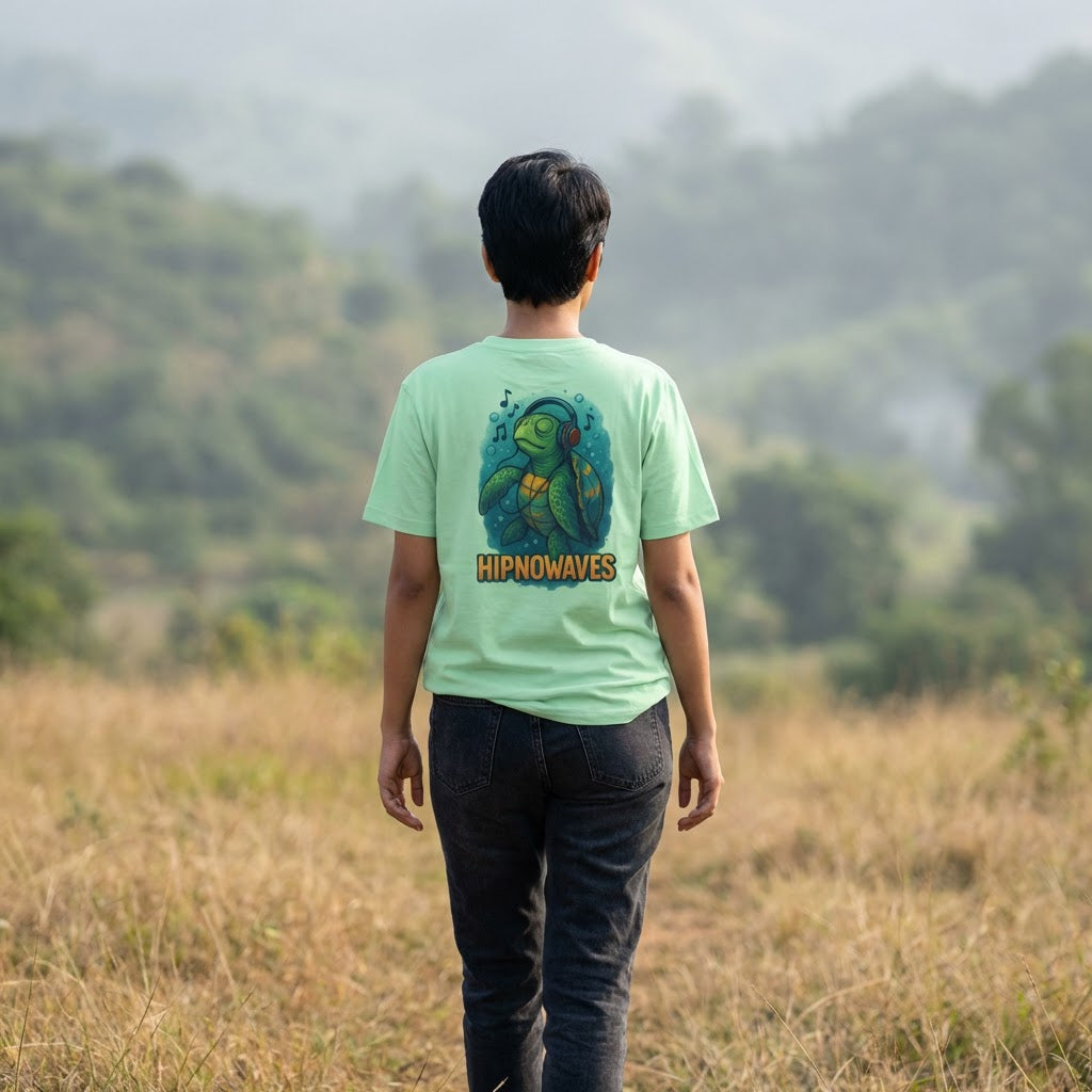 Cool Hip Hop Turtle T-Shirt, Unisex Softstyle Tee, Music Lover Gift, Casual Streetwear, Unique Graphic Shirt, Summer Fashion