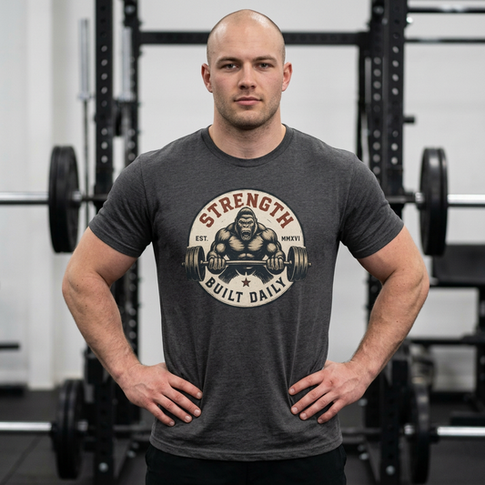 Strength Training Graphic T-Shirt — Gym & Fitness Tee