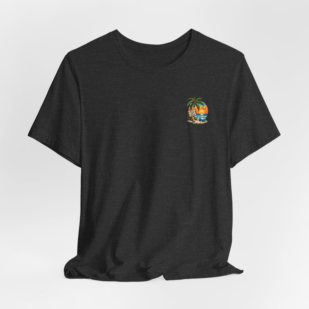 Beach Sunset T‑Shirt — Relaxing Surf & Palm Graphic Tee
