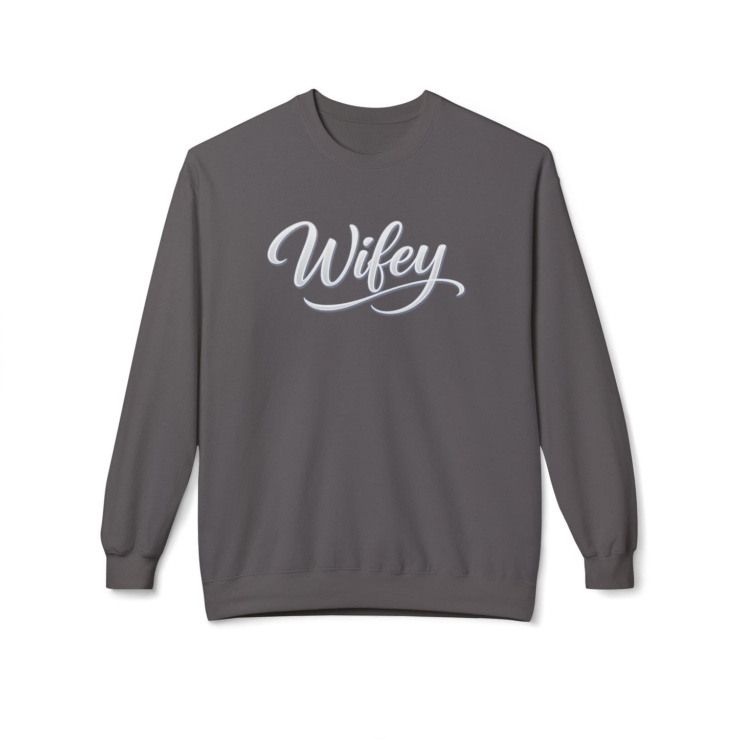 Wifey Crewneck Sweatshirt — Cozy Bridal Pullover for Newlyweds & Bachelorette Gifts