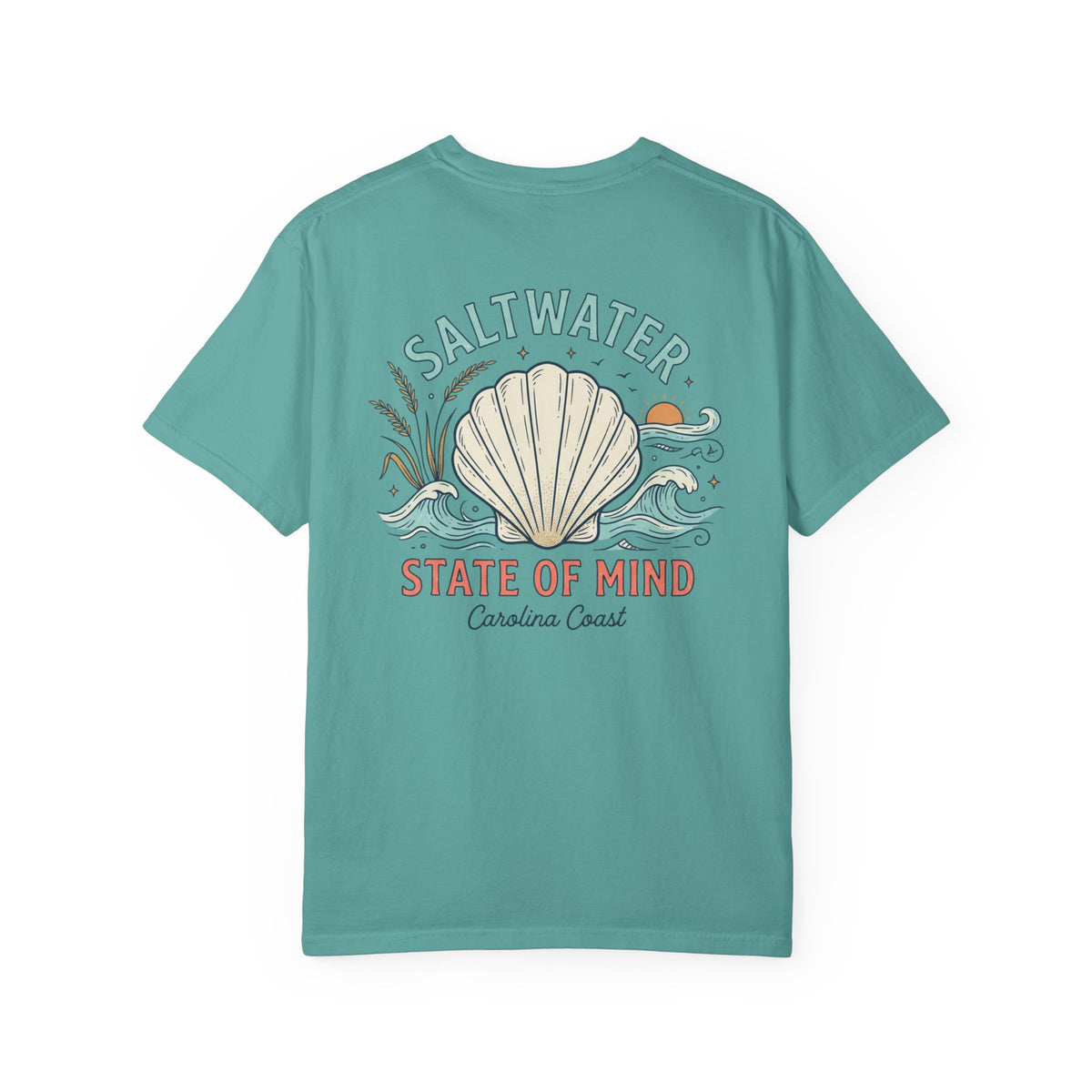 Saltwater State of Mind T-Shirt — Seashell Beach Tee