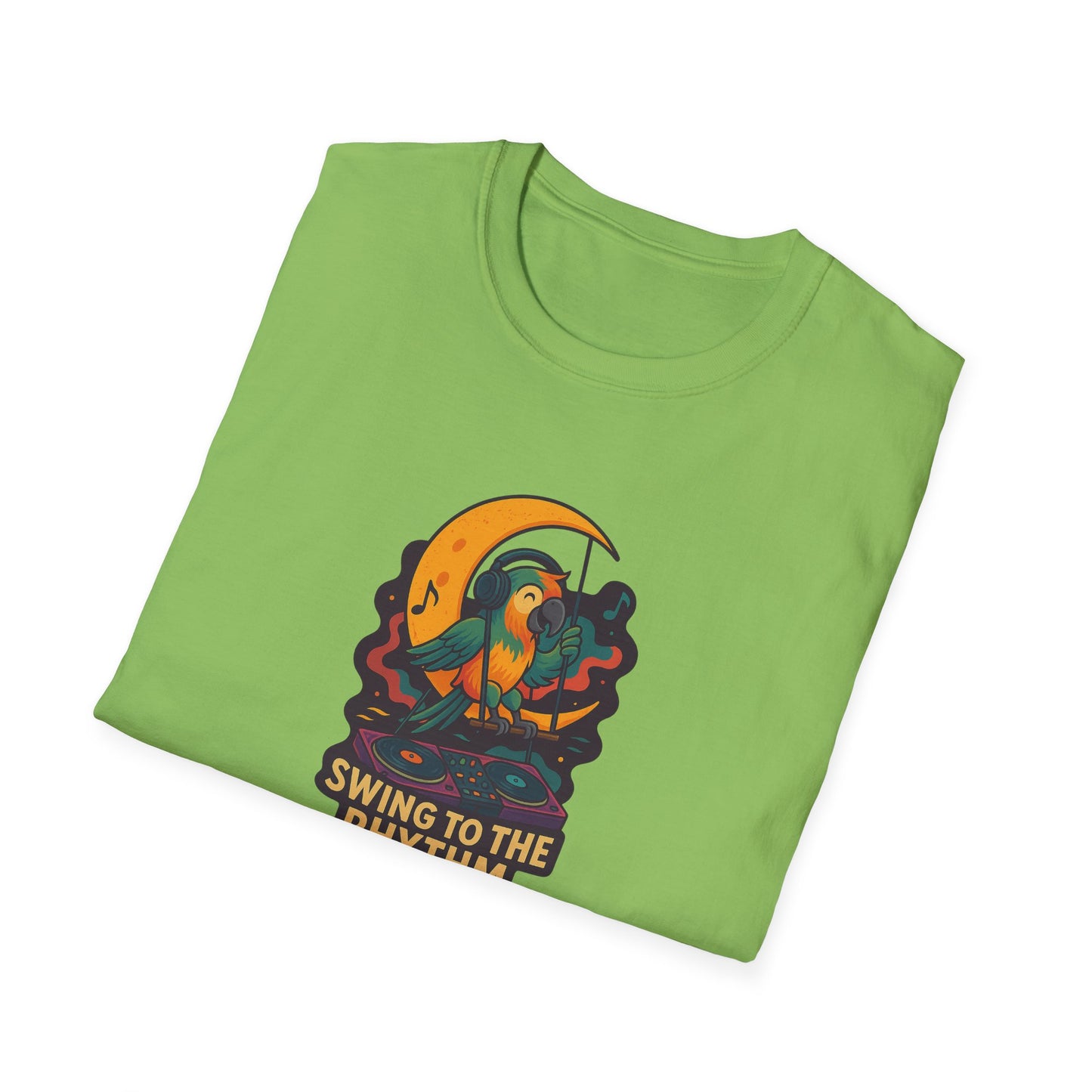 Parrot DJ Unisex Softstyle T-Shirt