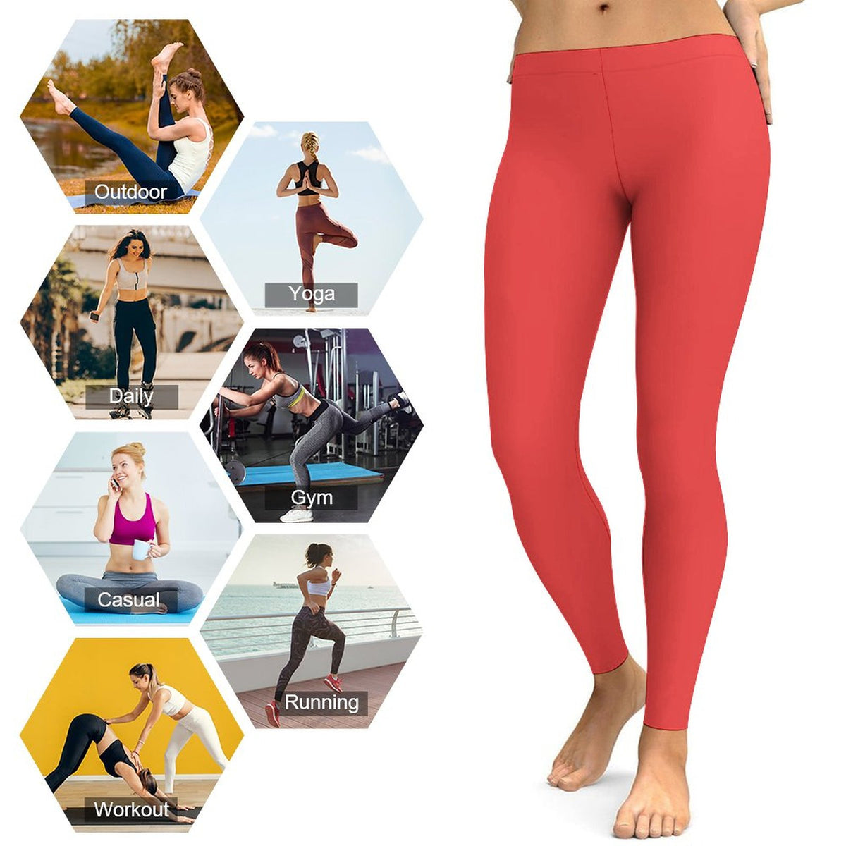 Hot Yoga Pants for Women(All-Over Printing)