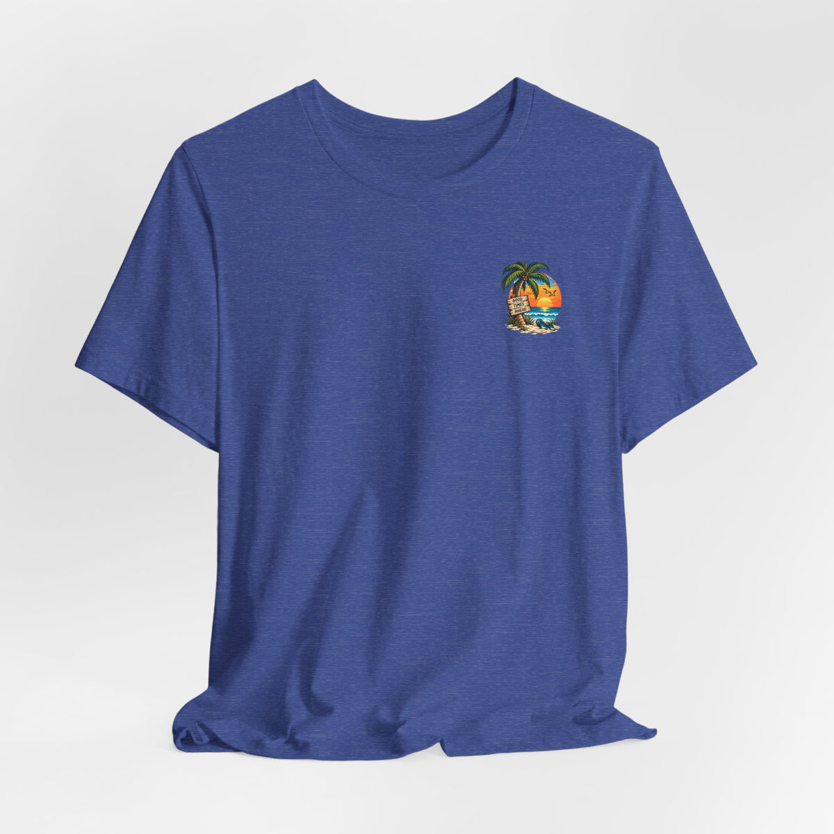 Beach Sunset T‑Shirt — Relaxing Surf & Palm Graphic Tee
