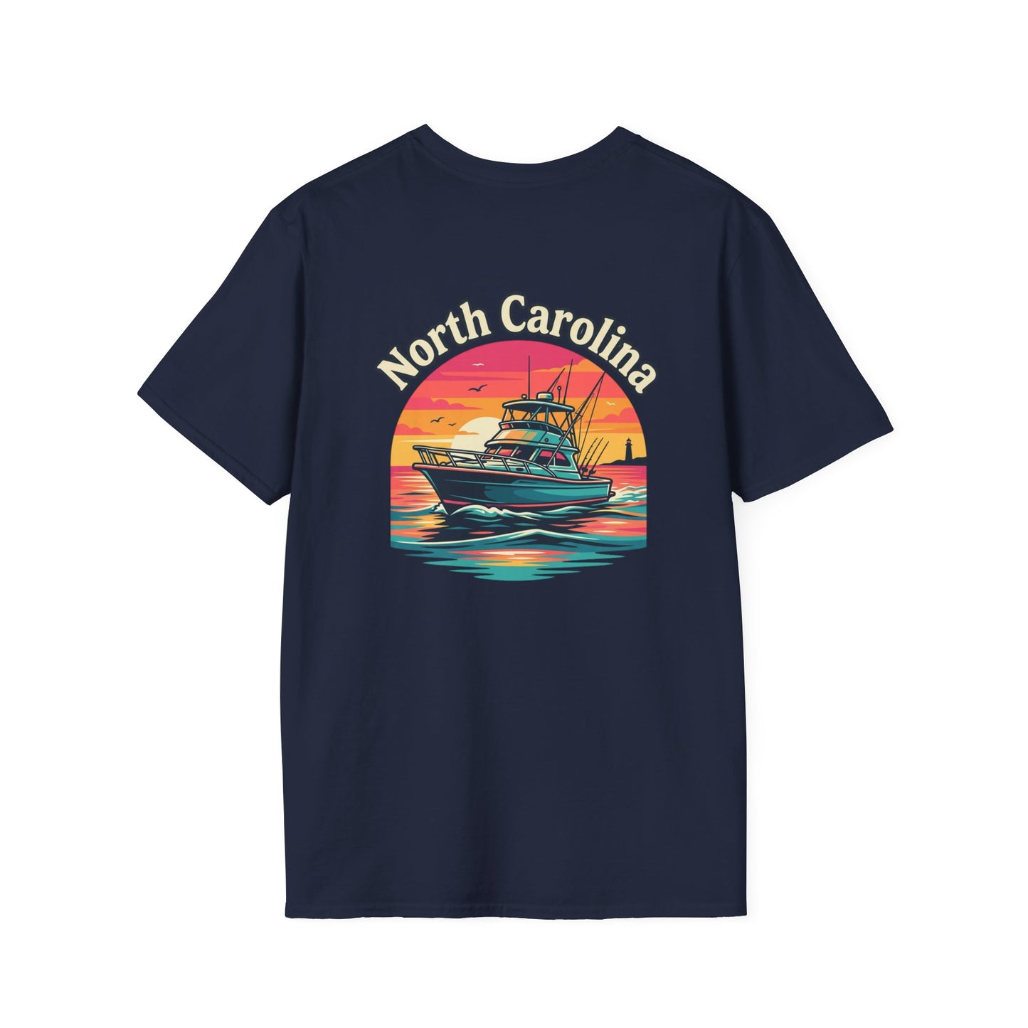 North Carolina Vintage Sunset Coastal Tee