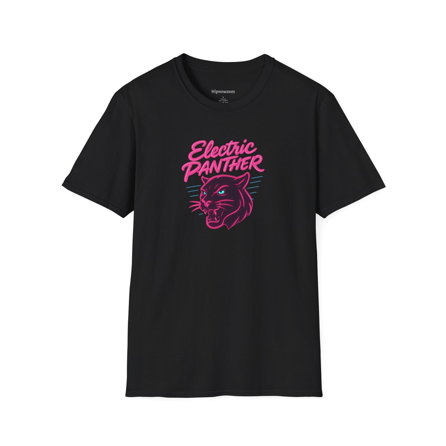 Electric Panther T-Shirt — Retro Neon Panther Graphic Tee