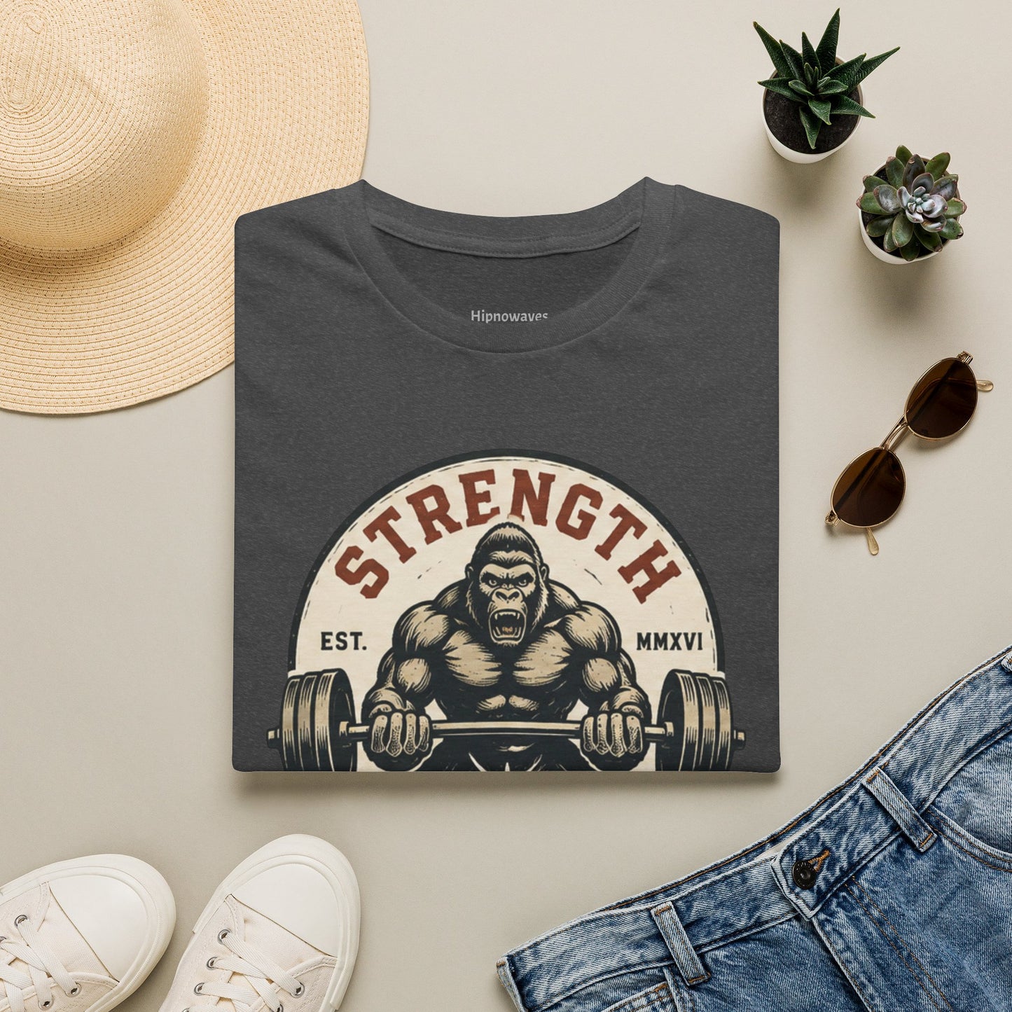 Strength Training Graphic T-Shirt — Gym & Fitness Tee
