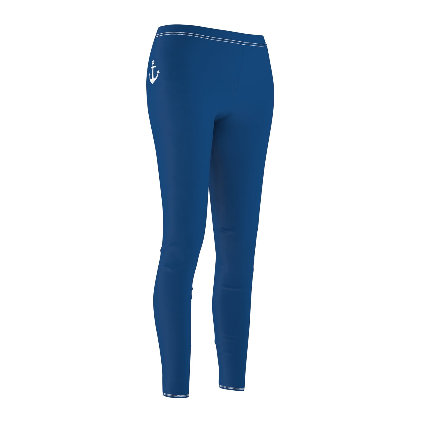 Nautical Anchor Print Women's Casual Leggings