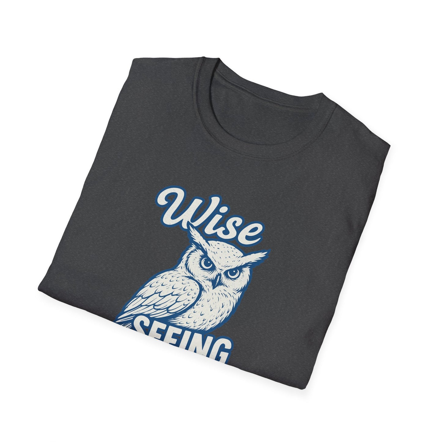 Wise Seeing Owl T-Shirt — Vintage Owl Graphic Tee