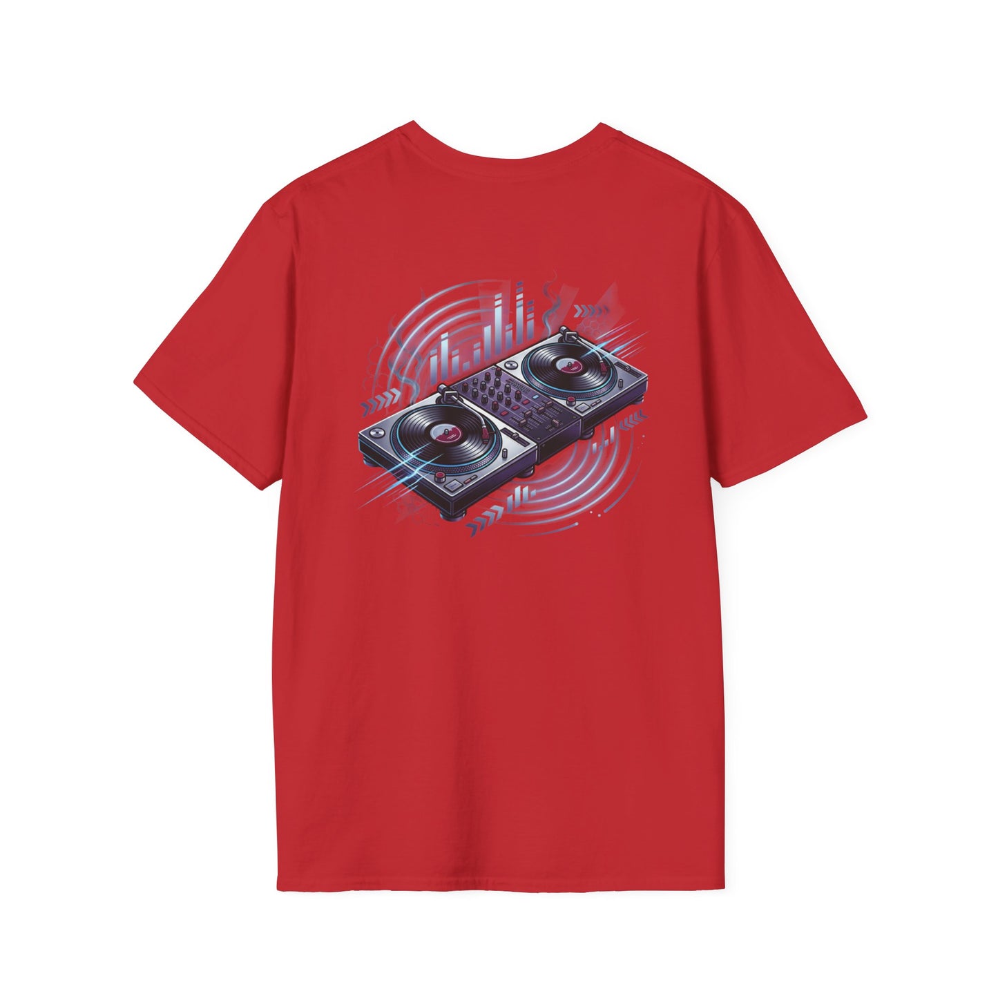 DJ Headphones Logo T‑Shirt — Minimal Electronic Music Tee
