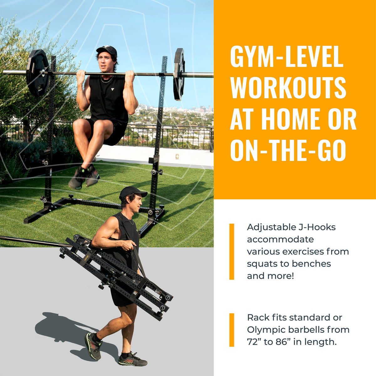Verse® Agile Rack NEO — Ultra-lightweight Portable Squat Rack For Home Gyms, Apartments, Mobile Trainers and Studios