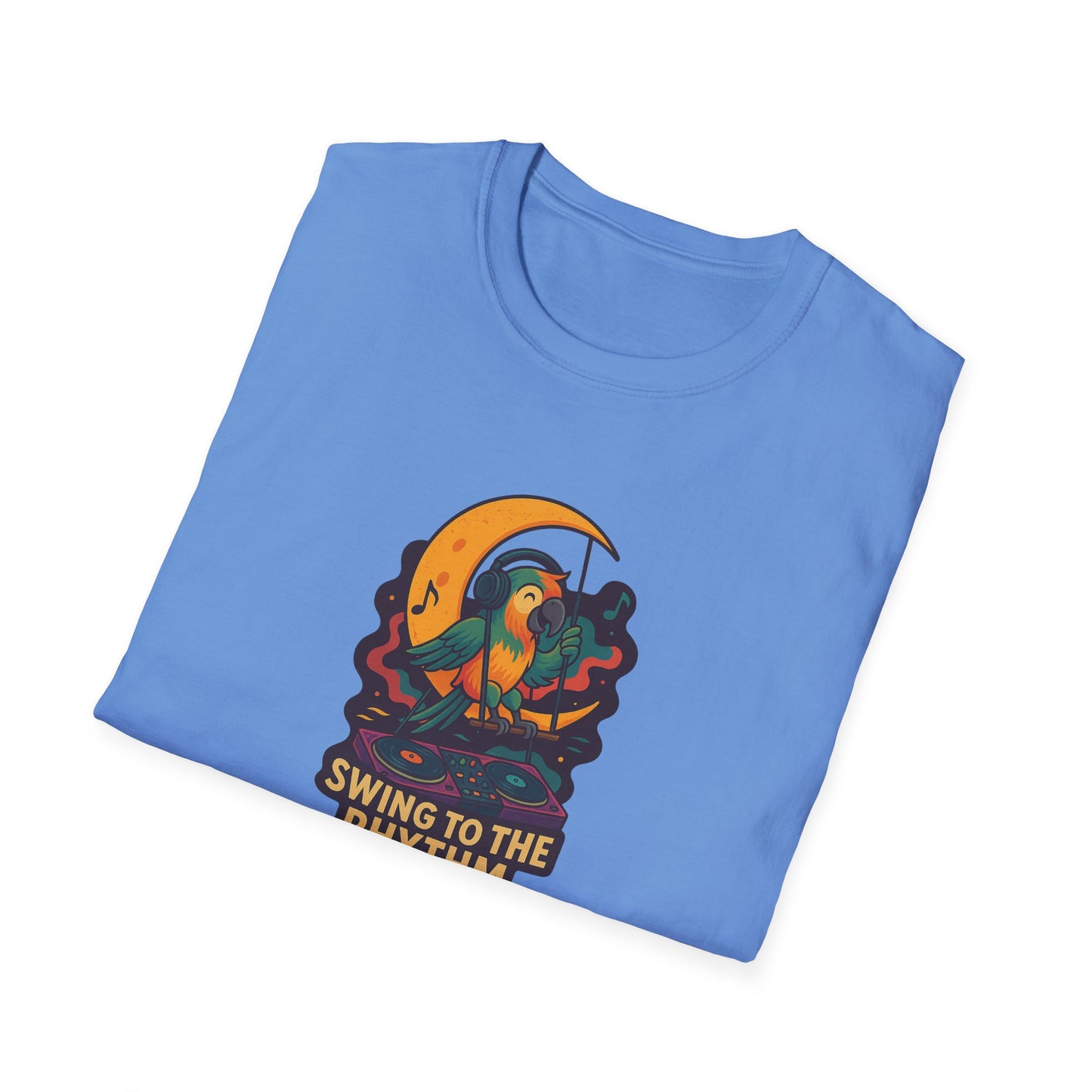 Parrot DJ Unisex Softstyle T-Shirt