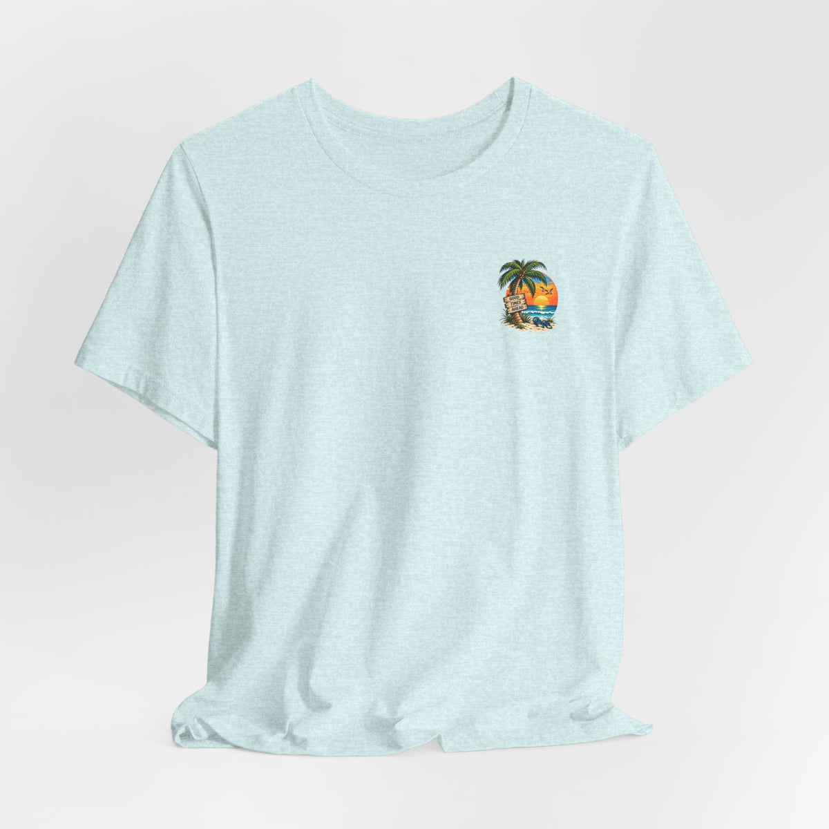 Beach Sunset T‑Shirt — Relaxing Surf & Palm Graphic Tee
