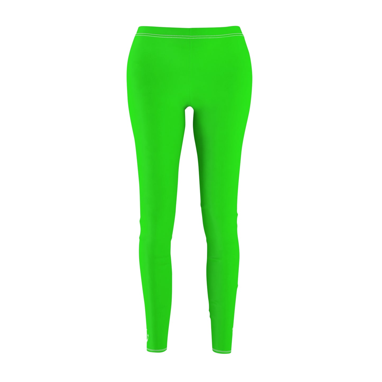 Neon Green Women's Leggings — High-Comfort Casual AOP Legging