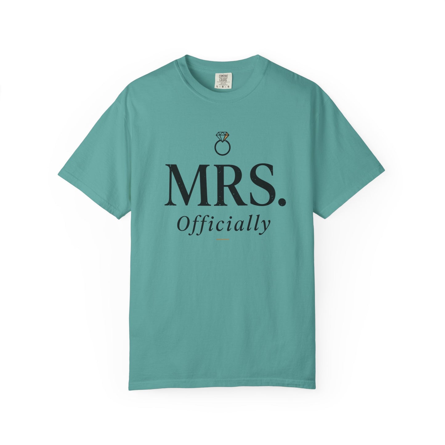 Mrs. Officially T-Shirt — Brides-to-Be Engagement Tee