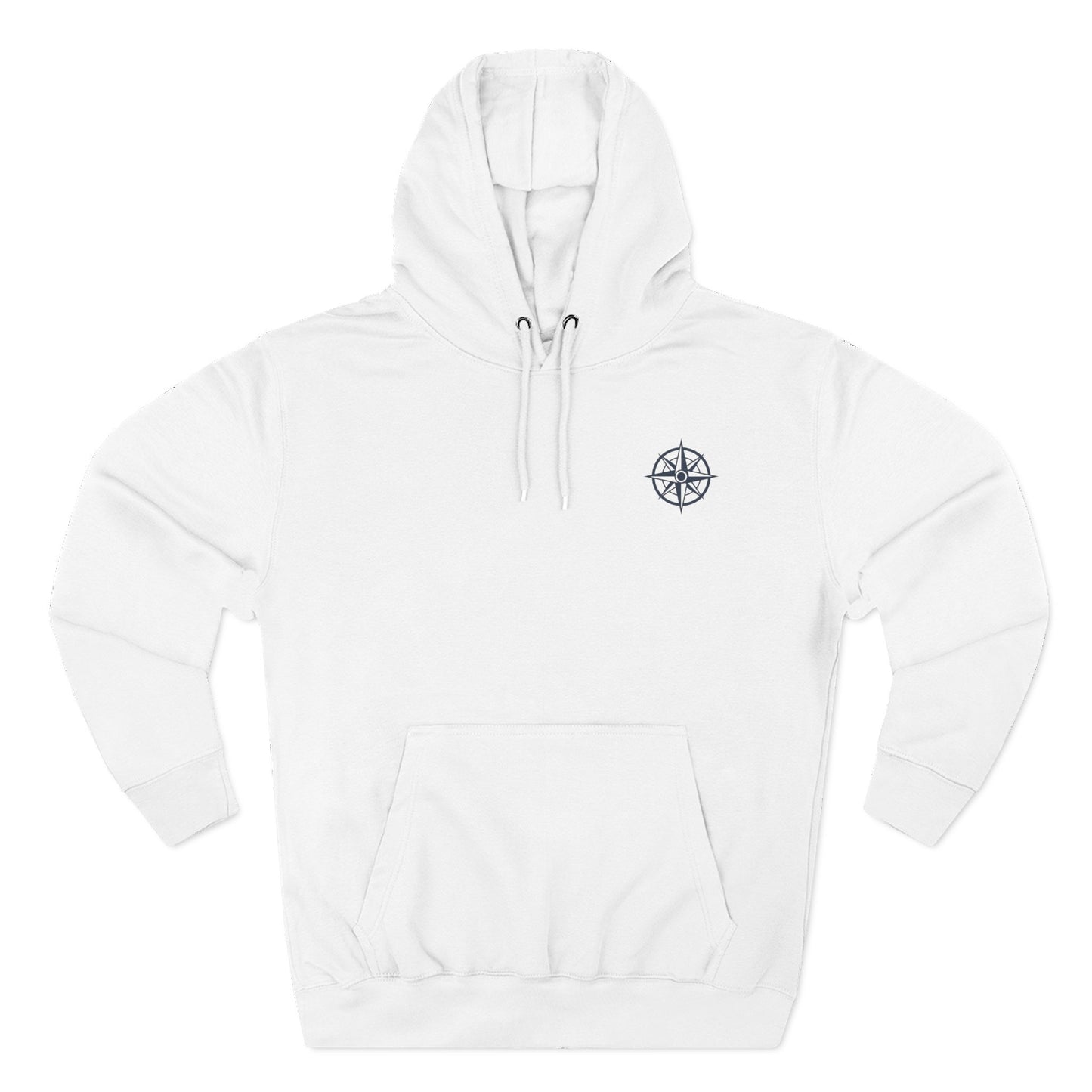 Anchor The Feeling Hoodie — Nautical Anchor Graphic Fleece Pullover