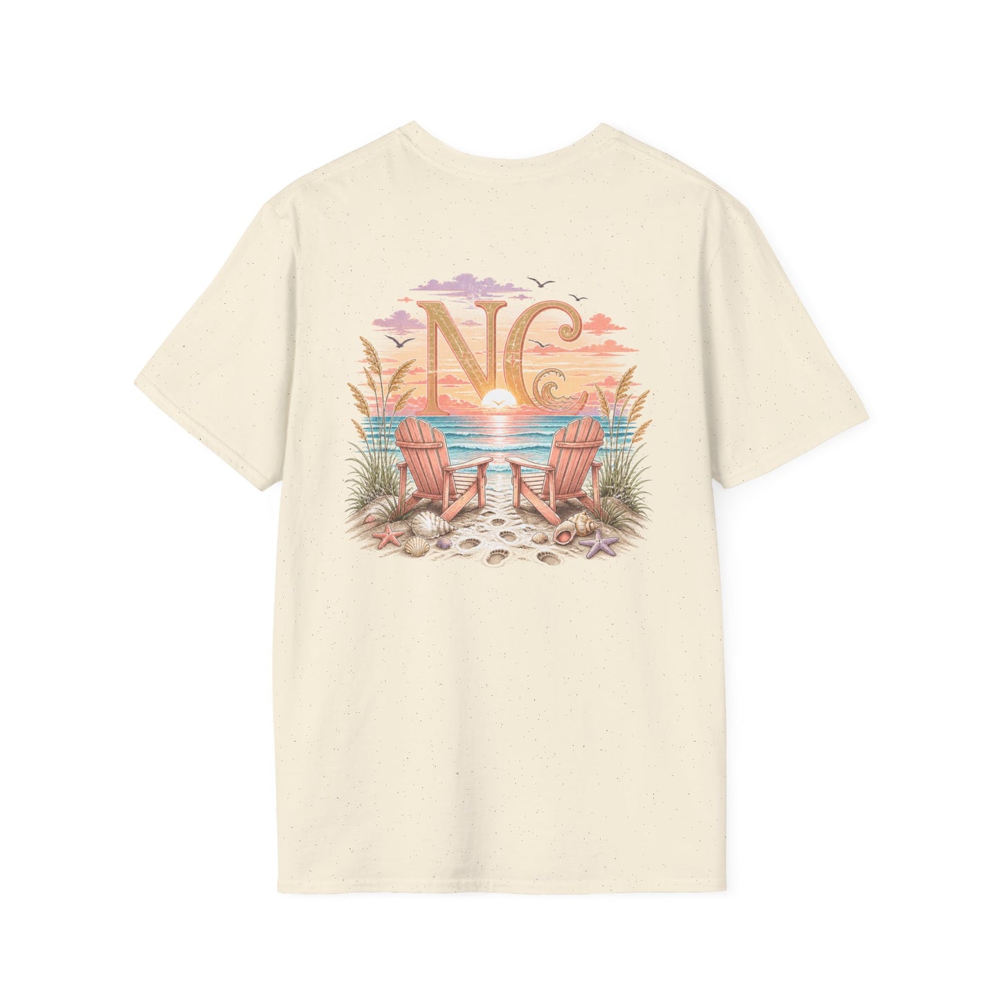 Anchor Monogram T-Shirt — Nautical Initials Beach Tee