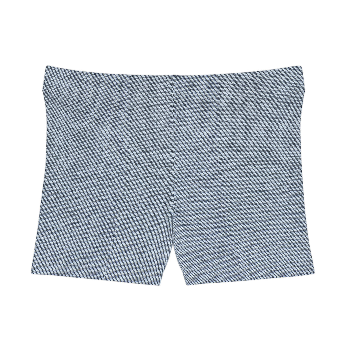 Denim-Stripe Women's AOP Shorts — Casual Summer Lounge & Beachwear