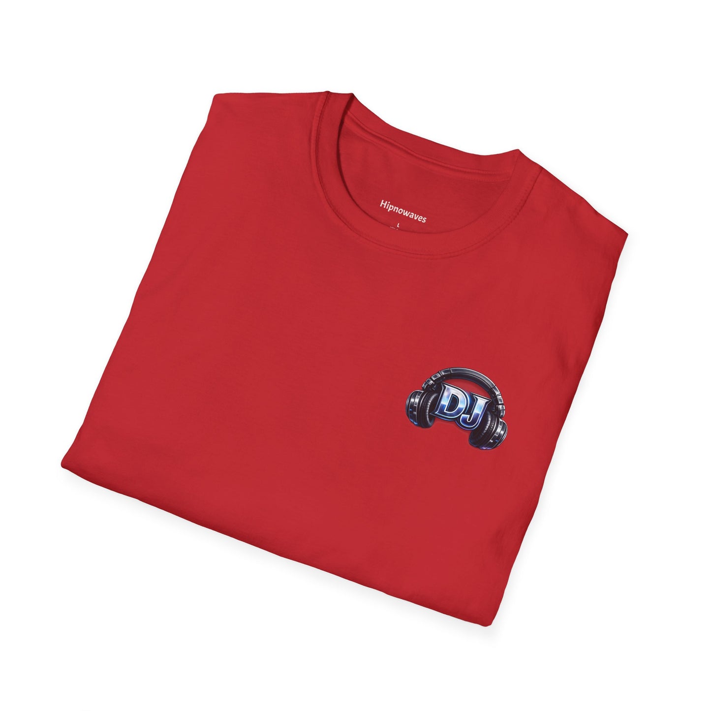 DJ Headphones Logo T‑Shirt — Minimal Electronic Music Tee