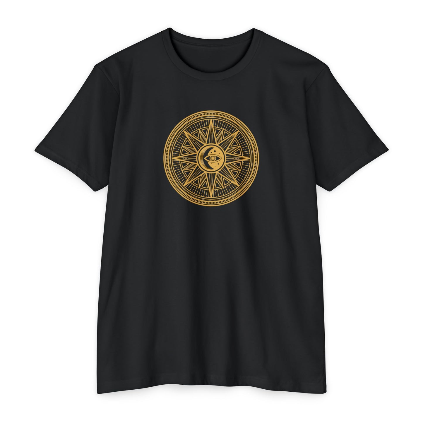 The All-Seeing Meridian T-Shirt — Sun & Moon Graphic