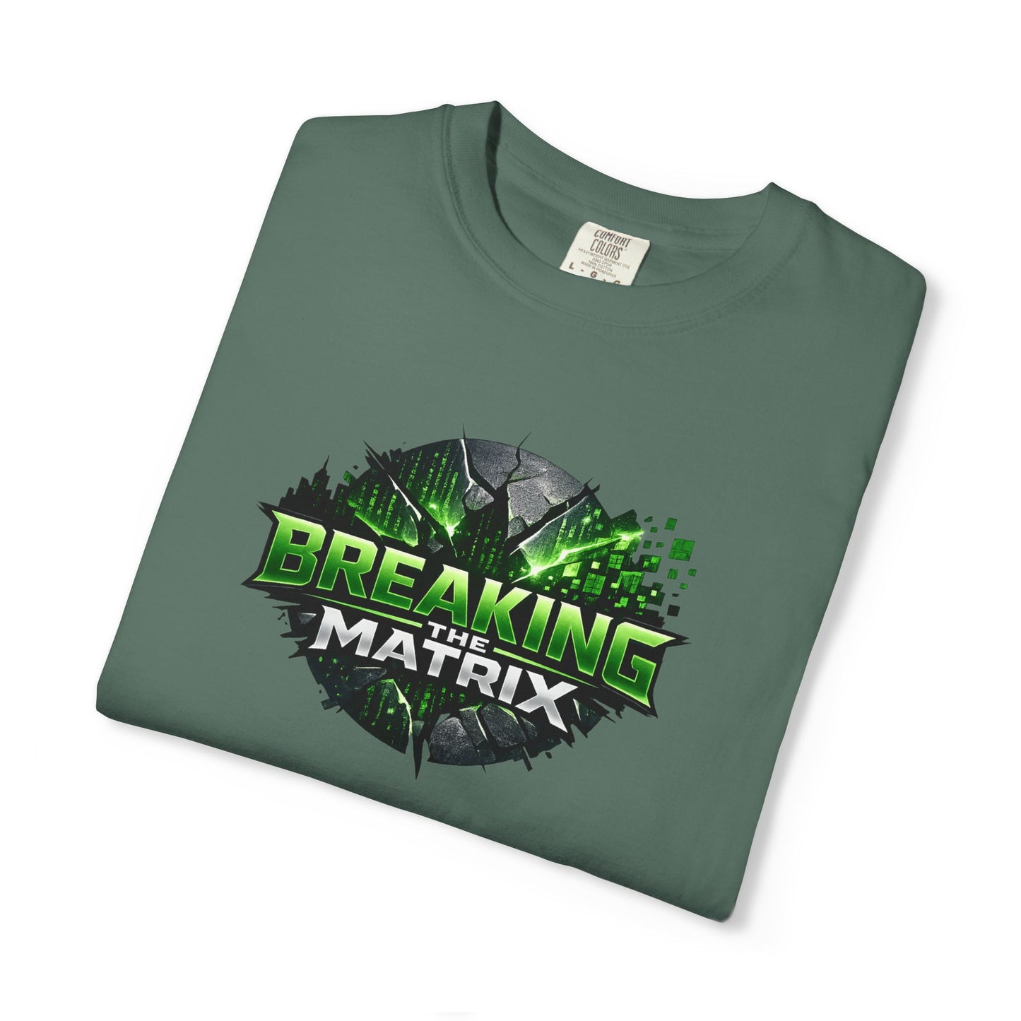 Breaking the Matrix T-Shirt — Sci‑Fi Gamer Graphic Tee