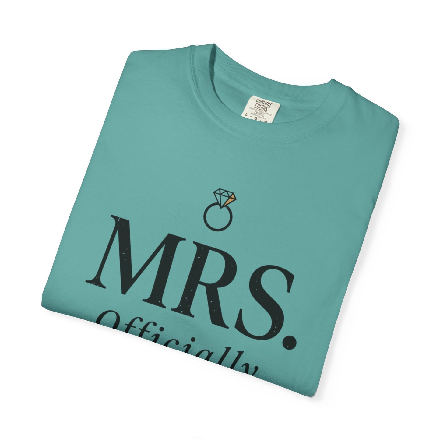Mrs. Officially T-Shirt — Brides-to-Be Engagement Tee