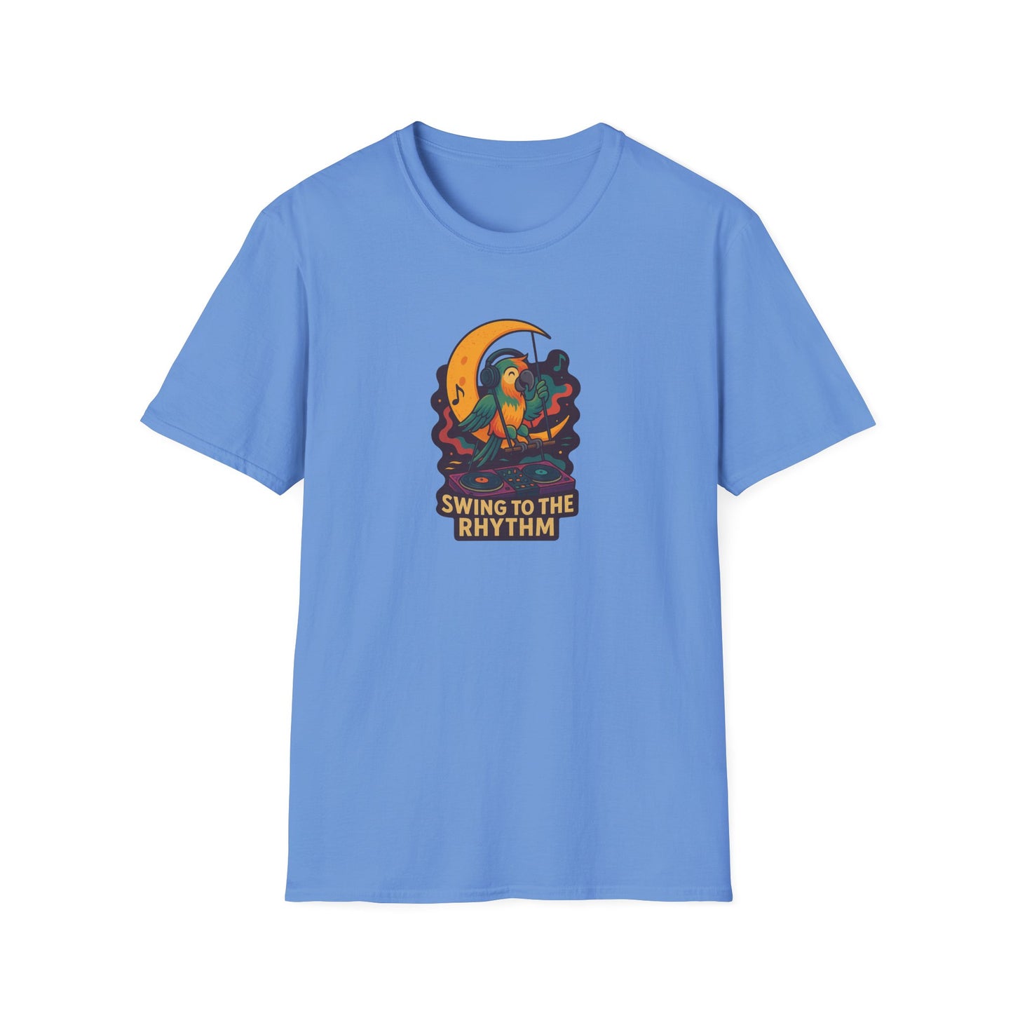 Parrot DJ Unisex Softstyle T-Shirt