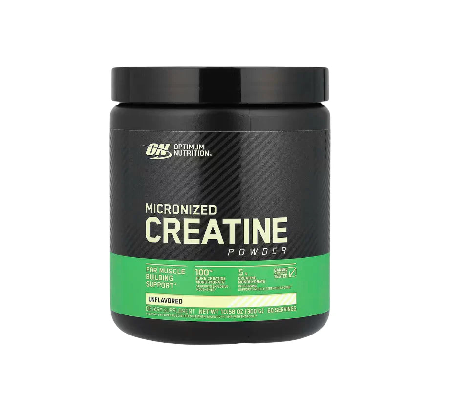 Optimum Nutrition Micronized Creatine Powder – 300g, 60 Servings