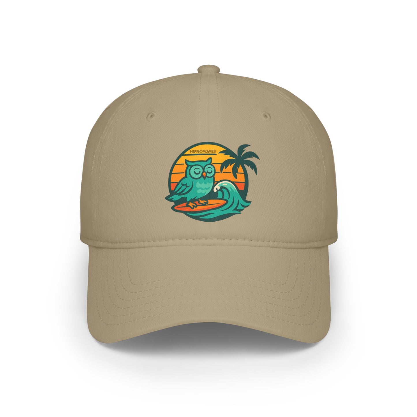 Tropical Owl Low Profile Baseball Cap