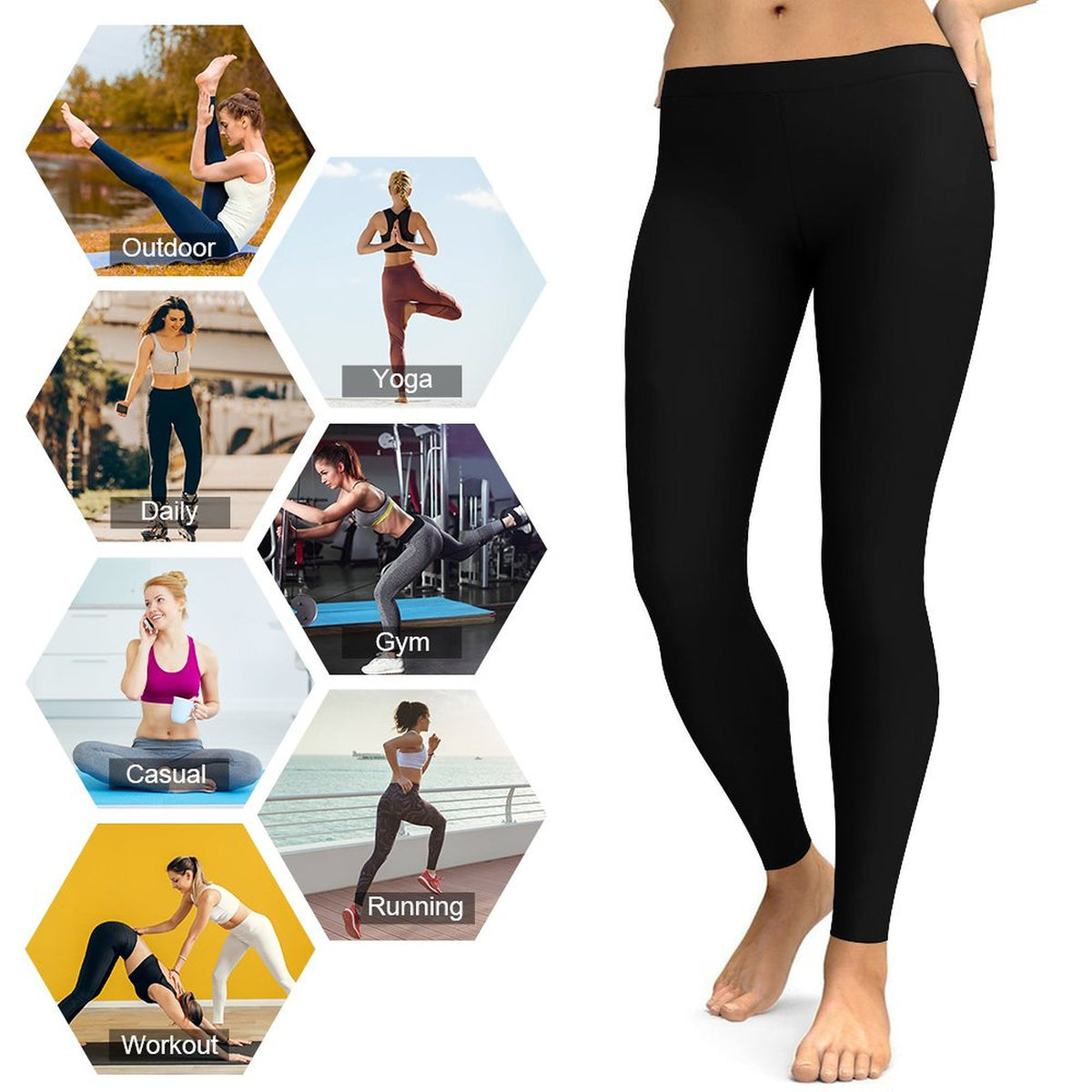 Hot Yoga Pants for Women(All-Over Printing)