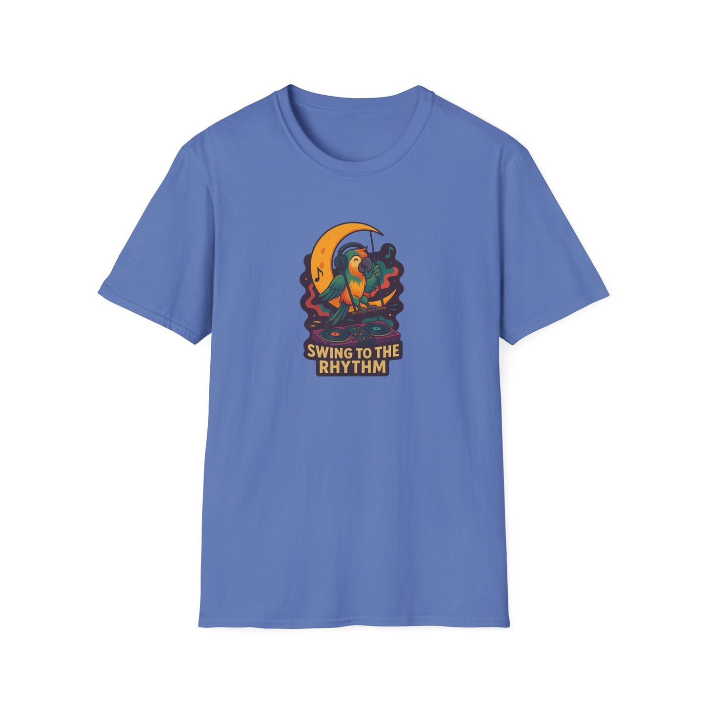 Parrot DJ Unisex Softstyle T-Shirt