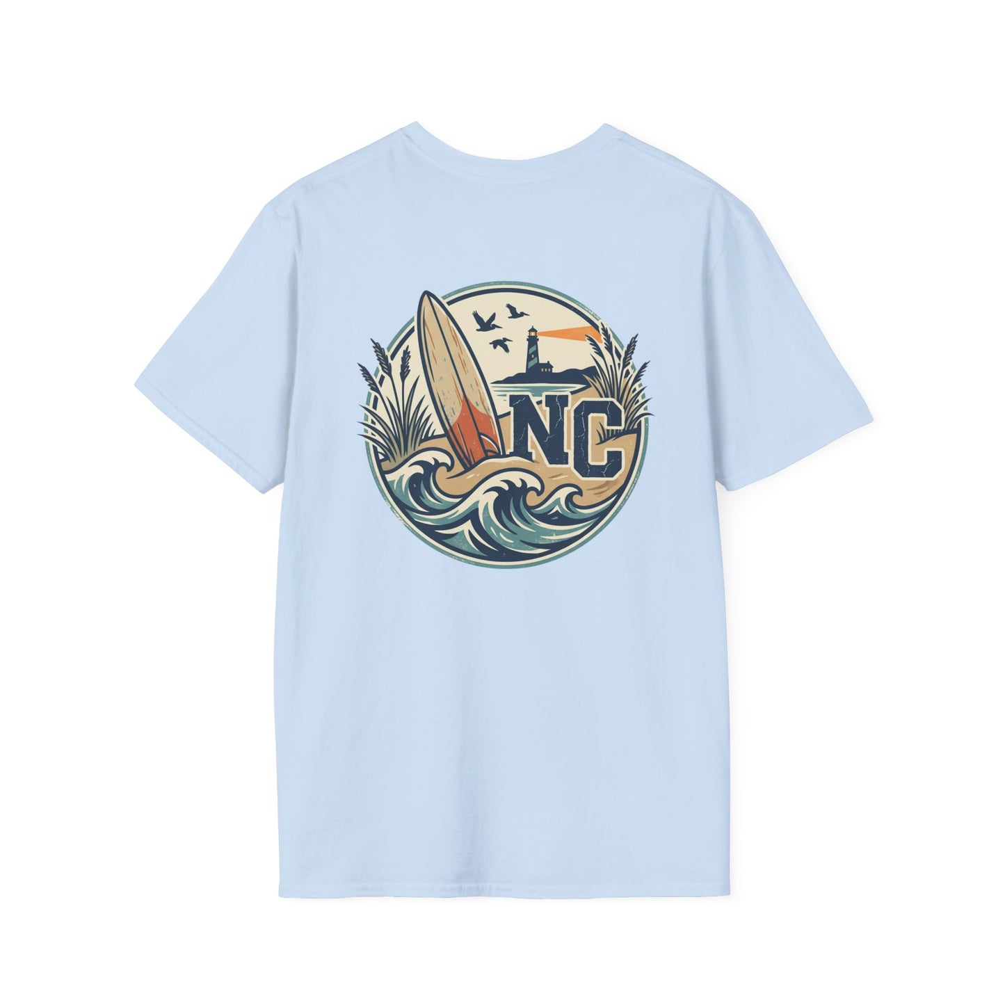 Anchor Monogram T‑Shirt — Nautical Initials Chest Logo