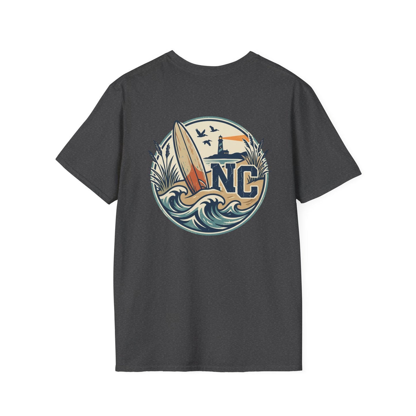 Anchor Monogram T‑Shirt — Nautical Initials Chest Logo