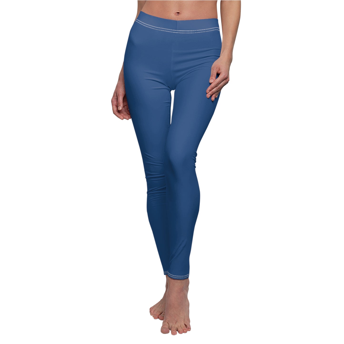 Nautical Anchor Print Women's Casual Leggings