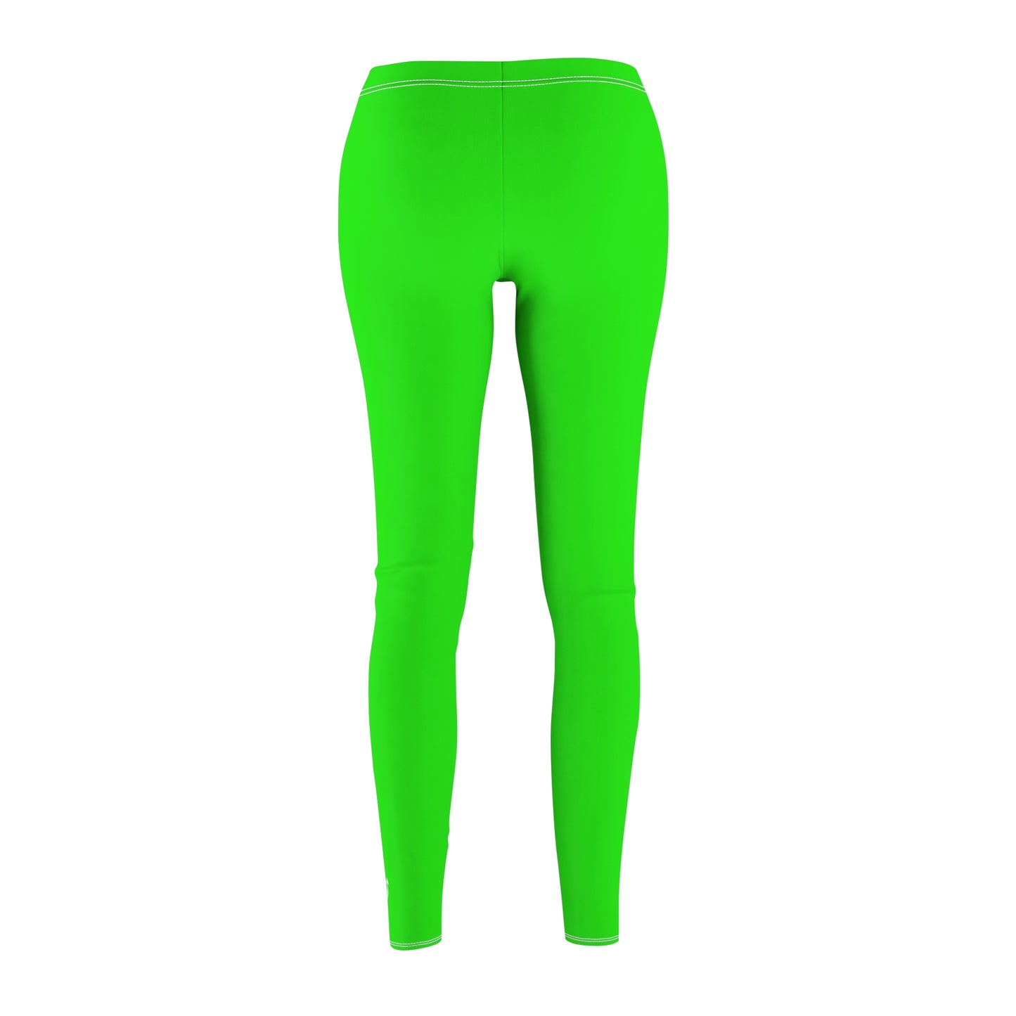 Neon Green Women's Leggings — High-Comfort Casual AOP Legging