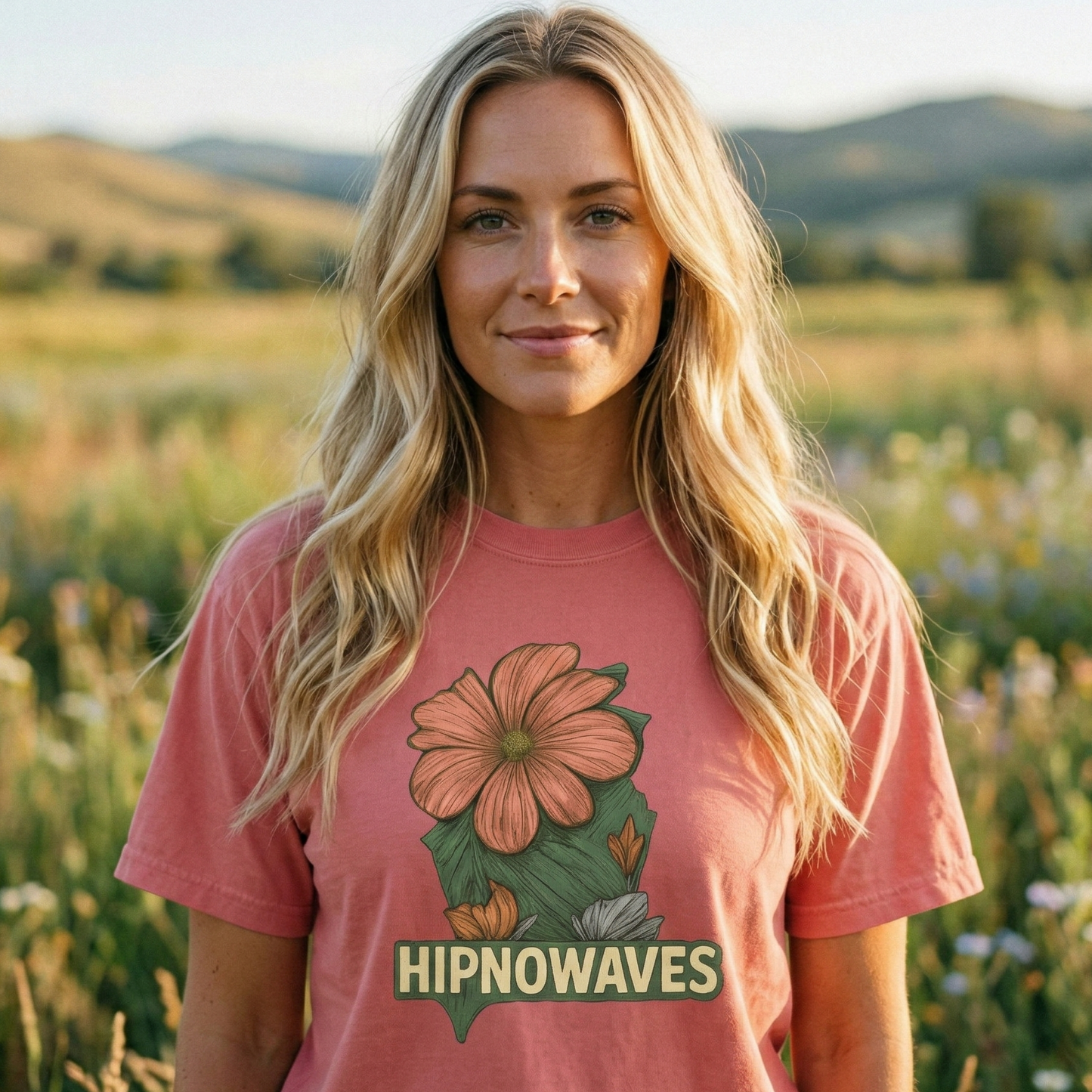 Floral Graphic T-Shirt, Unisex Apparel, Hipnowaves Tee, Nature Lover Gift, Casual Wear, Summer Essentials