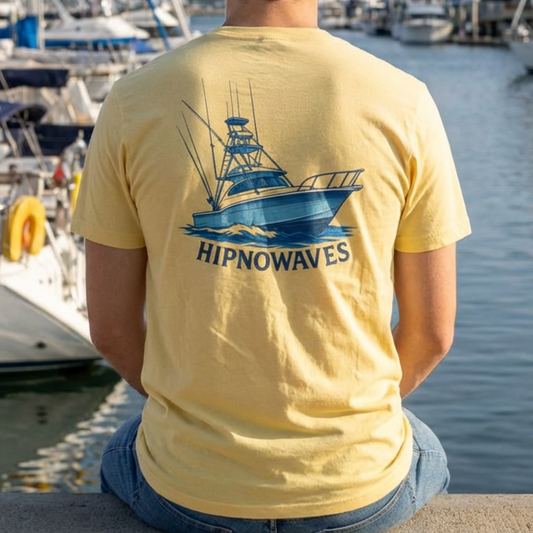 Hipnowaves Unisex Cotton Crew Tee