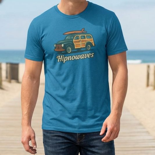 Retro Surf Vibes Unisex Softstyle T-Shirt, Beachwear, Vacation Tee, Gift for Surf Lovers, Summer Style, Cool Graphics Shirt